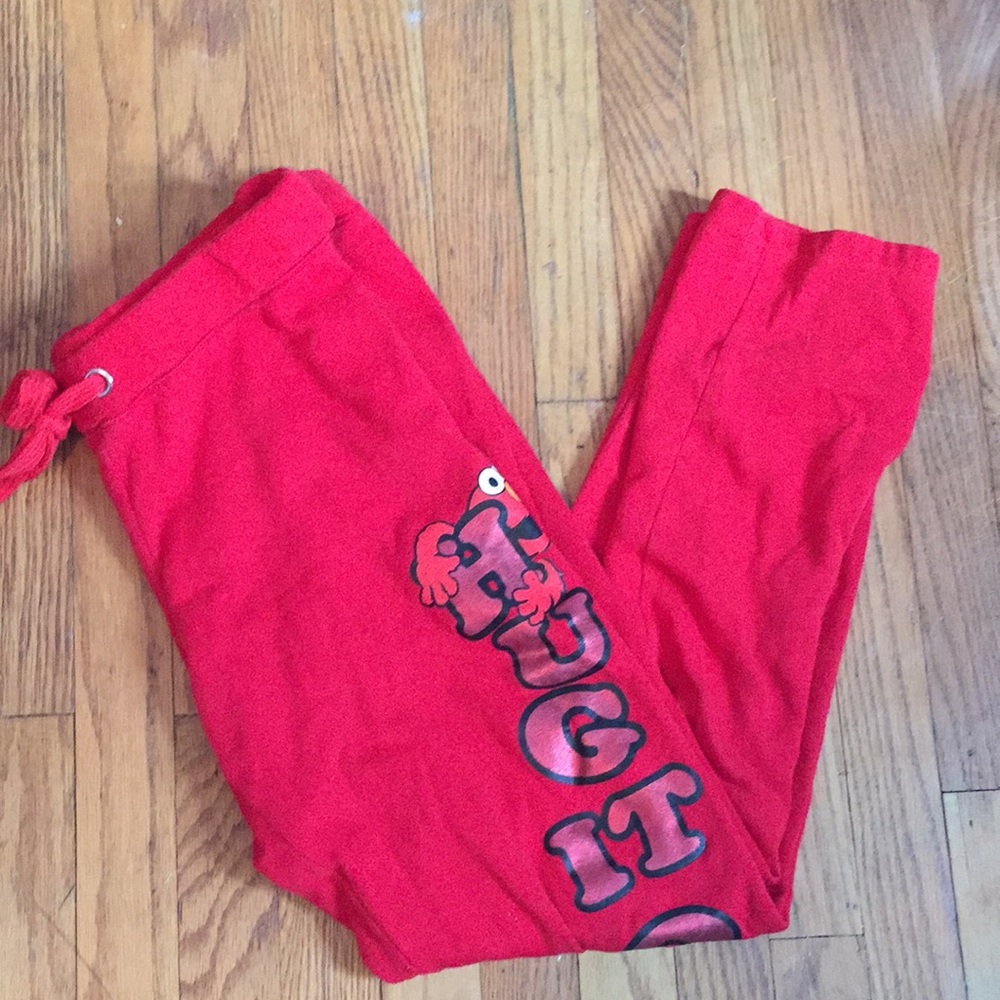 Elmo Red jogger sweatpants size M